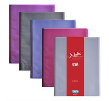 Protège document Le Lutin Vision PVC 40 pochettes 80 vues Coloris Aléatoire Translucide ELBA