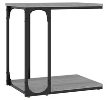 vidaXL Table d'appoint Sonoma gris 50x35x52 cm Bois d'ingénierie