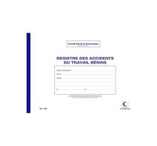 Registre des Accidents du Travail Bénins 20 pages format 297 x 210 cm ELVE