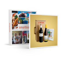 Box mariages du palais : 2 bouteilles de vin et livret de dégustation durant 1 mois - smartbox - coffret cadeau gastronomie