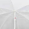 vidaXL Lit de jardin avec parasol Marron Résine tressée