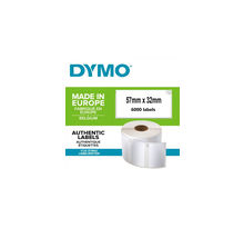 Dymo labelwriter boite de 6 rouleaux de 1000 étiquettes multi-usages - 32mm x 57mm