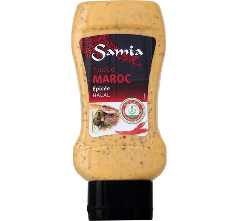 Samia Sauce Halal Maroc Épicée 350ml (lot de 4)