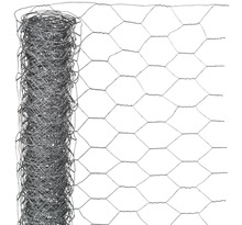 Nature Grillage métallique hexagonal 1 x 10 m 40 mm Acier galvanisé