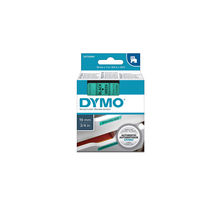 Dymo labelmanager cassette ruban d1 19mm x 7m noir/vert (compatible avec les labelmanager et les labelwriter duo)