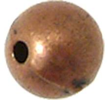 Perle métal ronde Ø 10 mm Cuivré