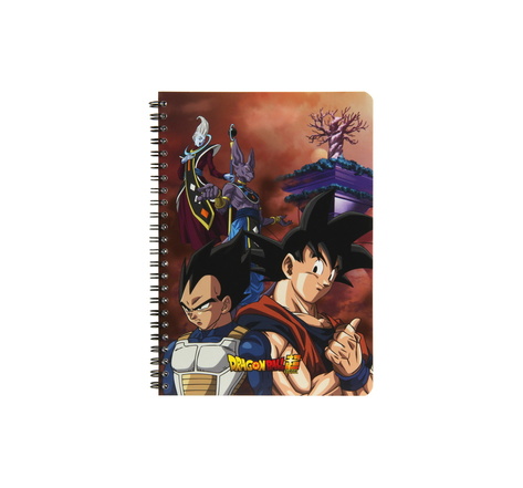 Cahier Spirales A5 - 100 pages Ligné - Dragon Ball S - Marron