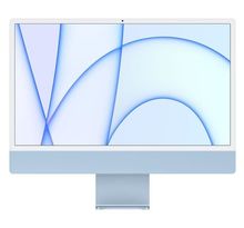 Apple - 24 iMac Retina 4,5K (2021) - Puce Apple M1 - RAM 8Go - Stockage 256Go - GPU 8 coeurs - 2 Ports USB 3 - Bleu