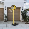 Panier de basketball sur pied mobile "the black mamba" hauteur réglable de 1 65m à 2 20m