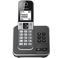 Panasonic KX-TGD320FRG Solo Téléphone Sans Fil Répondeur Noir