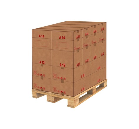 (colis  20 caisses) caisse carton palettisable a - norme ect - longueur de 300 à 600 mm 300 x 200 x 125 mm