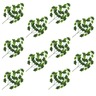 vidaXL 10 Pièces Feuilles artificielles de ginkgo Vert 65 cm