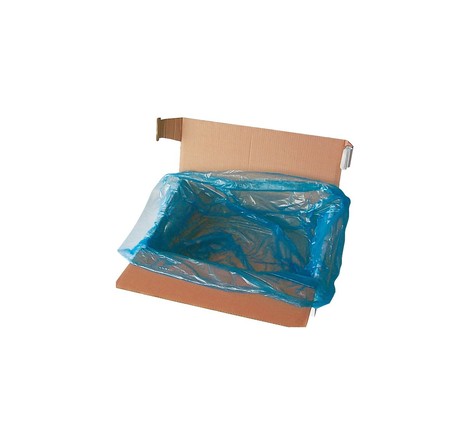 (lot  de 500 sacs) sac plastique fond de caisse bleu renforcée