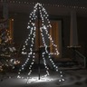 vidaXL Arbre de Noël cône 200 LED d'intérieur/d'extérieur 98x150 cm