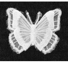 Transfert thermocollant dentelle Papillon n°3 7,5x8 cm - Ki-Sign