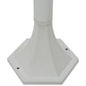 Vidaxl lampe de jardin à piquet 6 pcs e27 110 cm aluminium blanc