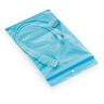 Sachet plastique zip bleu translucide 50 microns (lot de 1000)