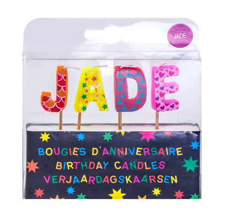 Bougies d'anniversaire Jade