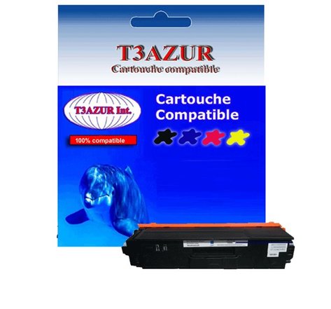 Toner compatible avec Brother TN325 TN326 TN329 pour Brother DCP-L8400CDN, DCP-L8450CDW Cyan - 3 500 pages - T3AZUR