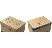 Lot de 10 cartons de transport avec porte-étiquettes, 51x36x37 cm mailmedia
