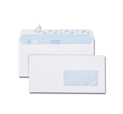 Lot de 1 000 Enveloppes Envel'Matic PRO, DA, 115 x 225 mm, blanc
