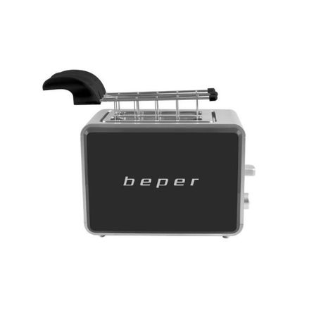 BEPER BT.001N Grille-pain 2 fentes - 750 W - Noir