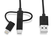 V7 CABLE USB 3IN1 LIGHTNING USBC