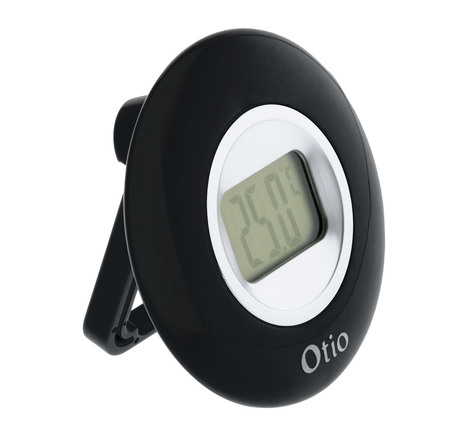 Thermomètre intérieur à écran lcd - noir - otio