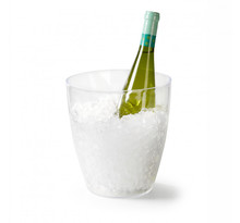 Seau à champagne transparent ø 19 5 cm - pujadas - plastique x210mm
