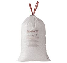 Sac poubelle  - Blanc - 10/12 L - Rouleau de 20 sacs (Rouleau de 20 sacs)