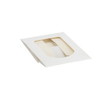 (lot   50 boîtes) boîte pâtissière avec fenêtre en cellophane 18 x 18 x 8cm