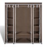 Vidaxl armoire avec compartiments et tiges 45 x 150 x 176 cm marron
