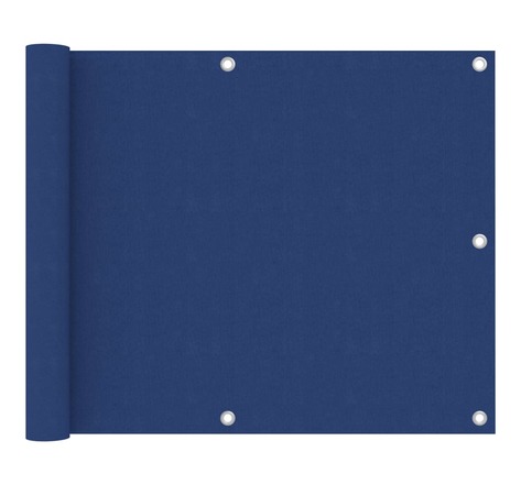 Vidaxl écran de balcon bleu 75x500 cm tissu oxford