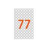 Sachet de 462 étiquettes Gommettes de signalisation Rondes 8 mm Orange AGIPA