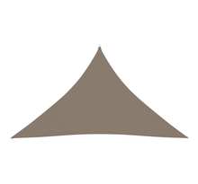 vidaXL Voile de parasol Tissu Oxford triangulaire 5x5x6 m Taupe