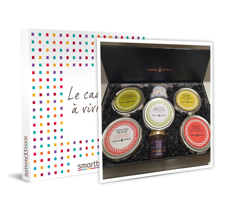 Smartbox - coffret cadeau - coffret gourmet de 7 produits comtesse du barry avec dégustation en boutique