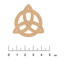 Forme en bois mdf symbole celte