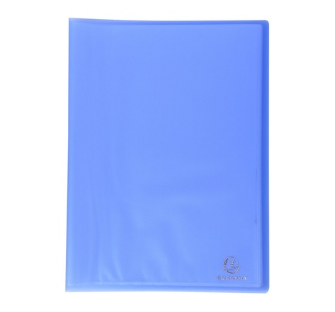 Protège-documents Polypropylène Semi-Rigide 24 x 32 cm - 20 vues  - Bleu