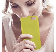 KSIX Coque de protection Sense Aroma - Parfum Citron pour Iphone 7 Jaune