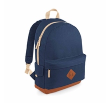 Sac à dos loisirs style rétro heritage backpack - bg825 - bleu marine