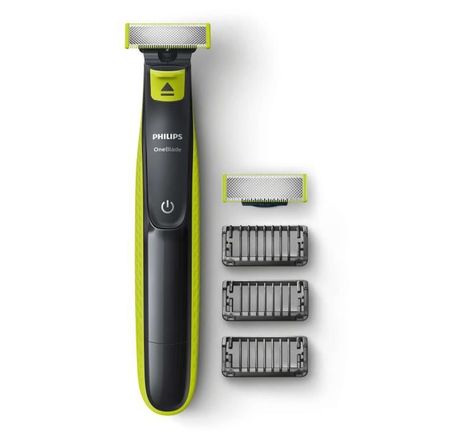 PHILIPS QP2520/30 Rasoir OneBlade - 3 sabots clipsables barbe de 3 jours - rechargeable - 100% étanche