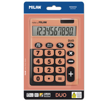 Calculatrice de bureau 10 chiffres Duo  orange