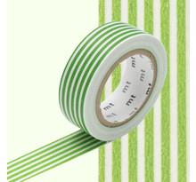 Masking tape mt 1,5 cm ligne vert clair