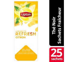 Feel Good Selection Thé Noir Citron - 25 sachets fraîcheur (paquet 25 sacs)