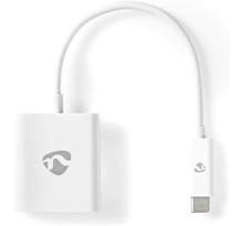 Câble Adaptateur USB-C™ USB-C™ Mâle - HDMI™ Femelle 0,2 m Blanc NEDIS
