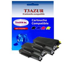 4 Toners compatibles avec Brother TN3170, TN3280 pour Brother DCP8080DN, DCP8085DN - 8 000 pages - T3AZUR