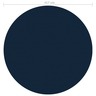 Vidaxl film solaire de piscine flottant pe 417 cm noir et bleu
