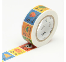 Masking tape mt kids multicolore alphabet n - z