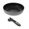 SITRAM Sauteuse induction + Pince - 28cm   - Taupe
