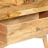 Vidaxl table de chevet 65 x 35 x 60 cm bois de manguier massif